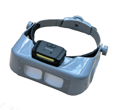 Loupe Frontale avec LED 5x Bino Optiloope