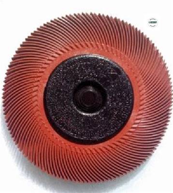 Brosse Araignée, Ø 150 mm x 8R - Brique Grain 220