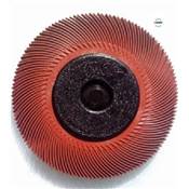 Brosse Araignée, Ø 150 mm x 8R - Brique Grain 220