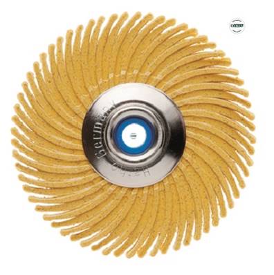 Brosse Araignée, Ø 51 mm x 4R - Jaune Grain 80