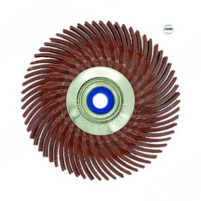 Brosse Araignée, Ø 51 mm x 4R - Brique Grain 220