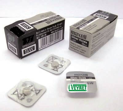 Pile 377 Bouton MAXELL-Silver SR626 SW