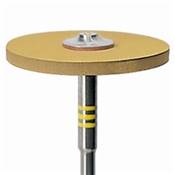 Meulette Céra Gold - Jaune - Plate Ø 25 x Ep 2 mm - S/Tige