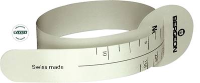 Calibre Bracelet en Plastique Taille 15 à 25 mm