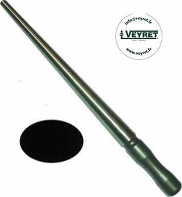 Triboulet Ovale Acier à Forger - 8x12 à 26x34 x L 330 mm