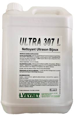 Lessive Ultrasons ULTRAL 307 L - En Bidon de 5 Litres