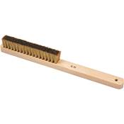 Brosse Laiton 0,12 - Manche bois - 4 Rangs - L 220 mm