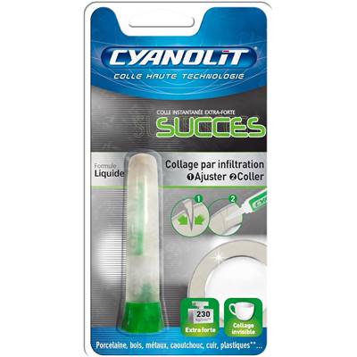 Colle Cyanolit Verte en Tube