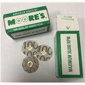 Disque Moores Plastic, Ø 22 -FORT - 1000µ -Bte Verte -50 Pcs 