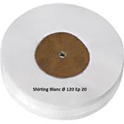 Disque Shirting Blanc SHI Ø 125 Ep 20 - 90 Feuilles