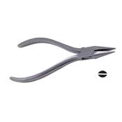 Pince Demi-Ronde Effilée, 13 Cm - Manche Acier
