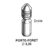 Porte Brossette - Métallique - à Droite