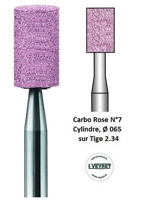 Carbo Rose N°7 Cylindre, Ø 065 sur Tige 2.34