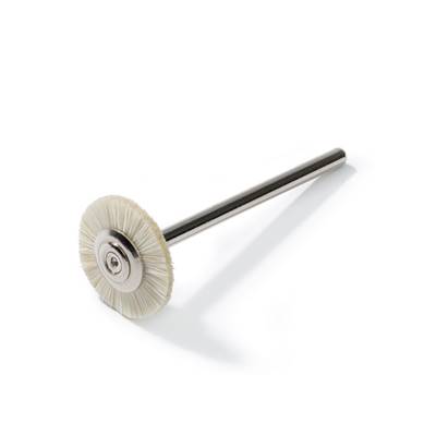 Brossette Poils de Chèvre Blanc, Ø 14 mm