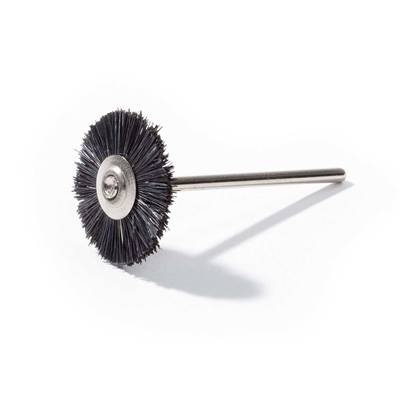 Brossette Soie Noire, Ø 22 mm