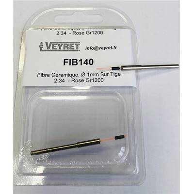 Fibre Céramique, Ø 1.0 mm Sur Tige 2,34  - Rose Gr1200
