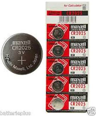 Pile CR2025 MAXELL Lithium Ø 20 x Ep 2.5 mm