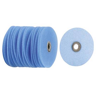 Disque Flexi 100 Pièces, Grain - 60mµ r - Bleu  Ø 17mm