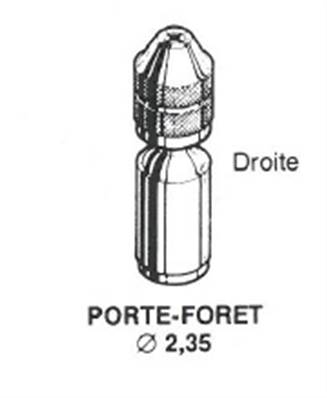 Porte Brossette - Métallique - à Droite