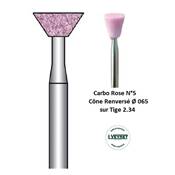 Carbo Rose N°5 Cône Renversé Ø 065 sur Tige 2.34