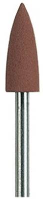 Meulette Caout. Ø 5 mm Cyl Pointue Marron -S/Tige 