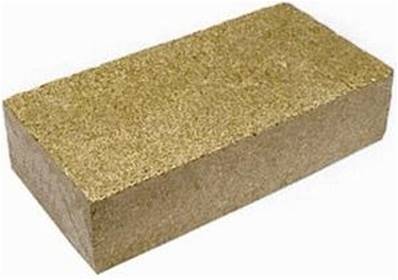 Plaque Type Charbon Monolux. 140  x 70 x 35 mm