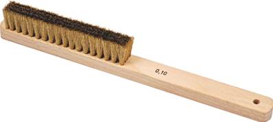 Brosse Laiton 0,12 - Manche bois - 4 Rangs - L 220 mm