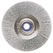 Brosse Circ. Fils Acier Bague Bleue, 1 Rang, Ø 51 mm