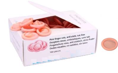 Doigtier Latex AntiStatique S (16 mm)  Bte de 144 pcs 