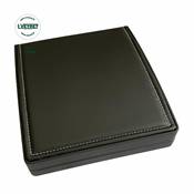 Ecrin Collier GM Type Cuir Noir 177 x 165 H29 mm