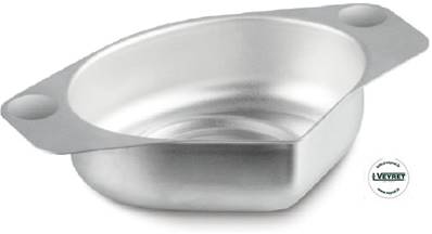 Cuvette Aluminium pour Balance 123 × 72 × 15 mm