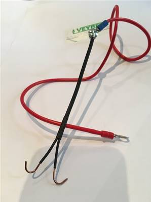 Cable +Support 2 Pièces pour Cuve Galvano 1 Litres