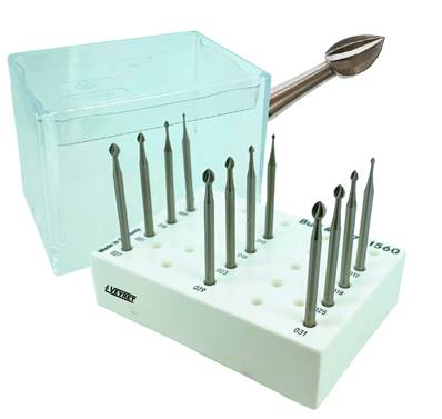 Fraise ZR Flamme - Asst Ø 009 à 031 mm (12pcs)