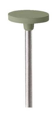 Meulette Caout. Verte  Ø 14 Ep 2 mm  Plate - S/Tige