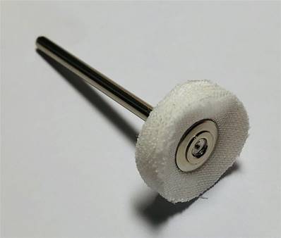 Brossette Toile Blanche Type SHI, Ø 16 mm