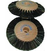 Brosse Circ. Soie Noire, 3 Rangs, Ø 70 mm