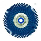 Brosse Araignée, Ø 51 mm x 4R - Bleu Grain 400