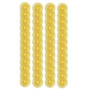 Brossette Araignée - 48 Pcs en Vrac - Jaune Grain 80