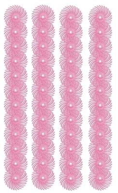 Brossette Araignée - 48 Pcs en Vrac - Rose Grain 800