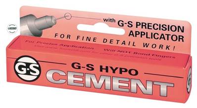 Colle GS Mastic Hypo Cement , 9 Ml avec Buse FIne