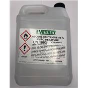 Alcool 99° Ethylique - UN1170, 3, II - Bidon de 5 Litres