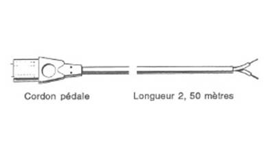 Cordon Seul - Rhéostat pour Moteur Techdent