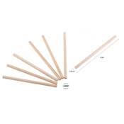 Batôn de Poli Ø 2 mm x L15 Cm - Bois de Tilleul x 10 pcs