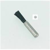 Brossette Pinceau Soie Noire Non Montée 8mm