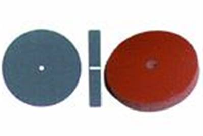 Meulette 701 - Rouge - Plate Ø 22 Ep 3 mm