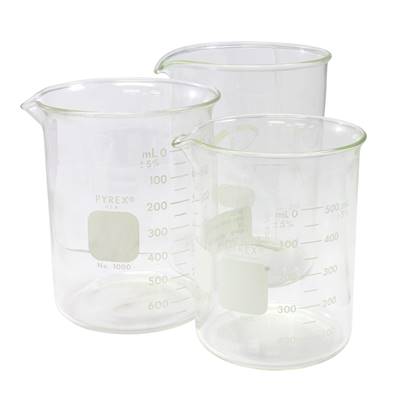 Cuve Bécher 1 L en Verre Pirex Cylindrique -Ø 105 x H 145 mm