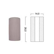 Meulette Cylind. Rose Ø 14 x L 25 mm - Non Montée